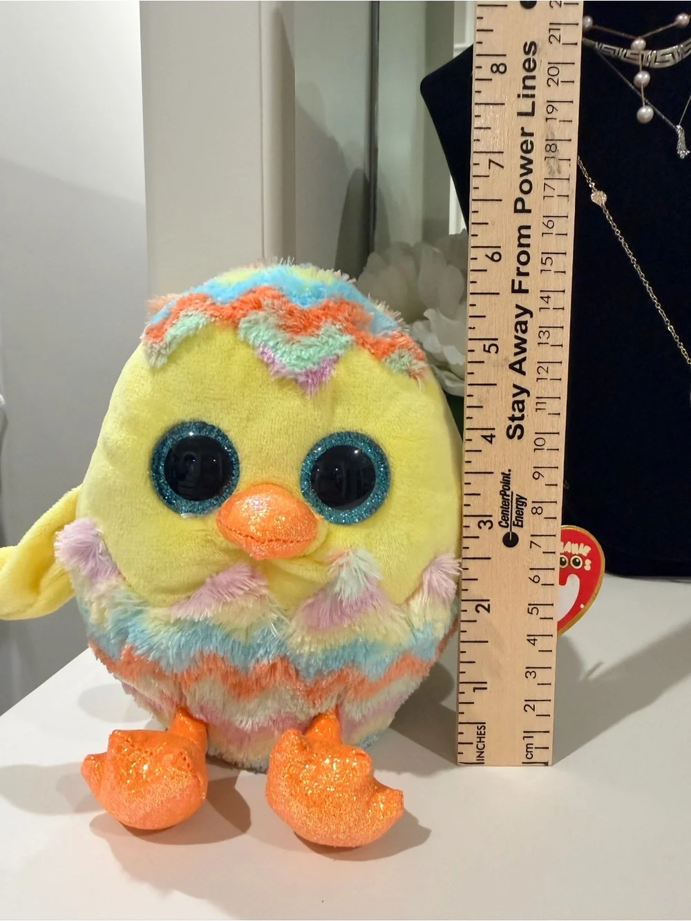 Ty Silk Beanie Boos - CORWIN the Easter Chick in Egg (6 Inch) 2022 Plush Toy